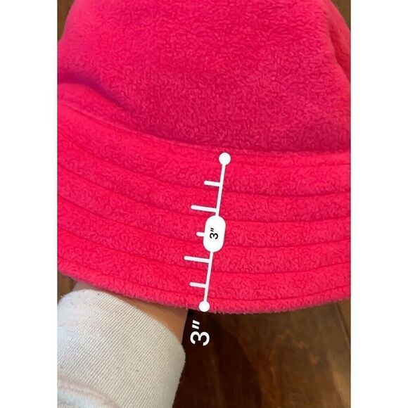 Vintage Tweety Bird Warner Brothers Pink Bucket Hat Fisherman Adult 1997 Fleece - Picture 7 of 10